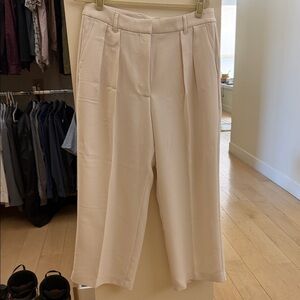 Banana Republic Cream Wide Leg Women's Pants